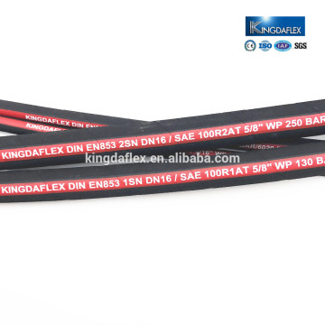 3/4 Inch Wire Reinforced SAE100 R2AT Rubber Hydraulic Hose Pipe